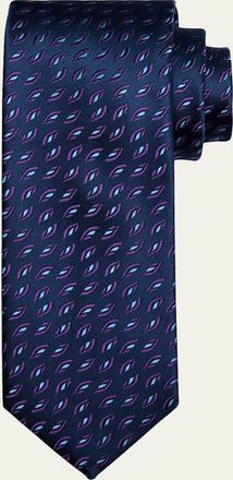 Charvet Mens Petite Bouquet Silk Tie