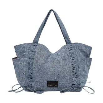 Karl Lagerfeld Jeans Tote - Bags - Mujer - Azul - ONE SIZE