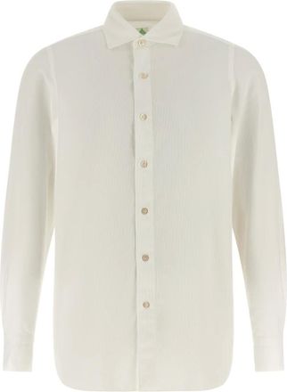 Finamore Hombre, Camisas, Blanco, Talla: 2XL