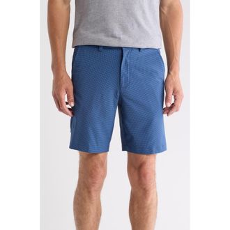 PGA TOUR Geometric Print Golf Shorts in Blueprint at Nordstrom Rack, Size 30