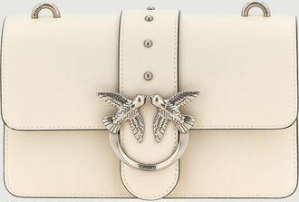 Pinko Borsa Love One Classic Mini Pinko in pelle