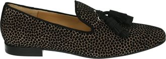 Pedro Miralles Bruin Patroon Pumps met G Breedte - Dames - Loafers - Bruin - 40 EU - Leer - Schoenen