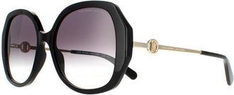 Marc Jacobs Butterfly Womens Black/Dark Grey Gradient 581/S Sunglasses - One Size
