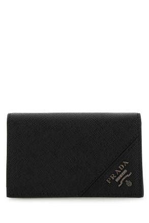 Prada Black Leather Card Holder