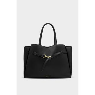 Katie Loxton Maddie Work Tote Bag in Black at Nordstrom