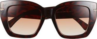 Vince Camuto Glam Cat Eye Sunglasses in Tortoise at Nordstrom Rack