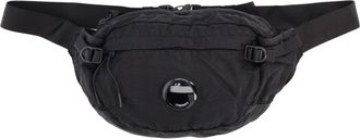 C.P. Company Compact Black Nylon Waist Bag with Adjustable Strap