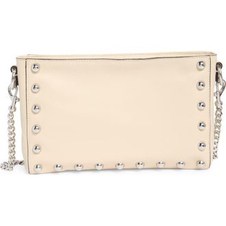 Rebecca Minkoff Mini MAB Stud Crossbody Bag in Eggshell at Nordstrom Rack