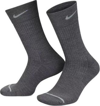 Nike Everyday Wool Cushioned Crew Socks (2 Pairs) Grey Beige DQ6394-902