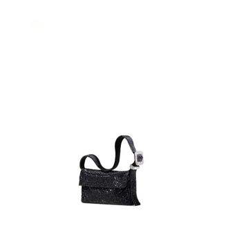 Benedetta Bruzziches Vitty La Mignon - Dames - Schoudertassen - Zwart - ONE Size - Satijn - Tassen