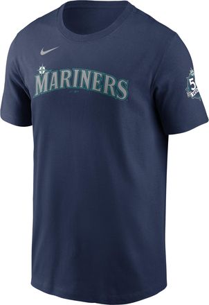 Nike Cal Raleigh Seattle Mariners Nike Mens MLB T-Shirt in Blue | N19944BMV9-WYF