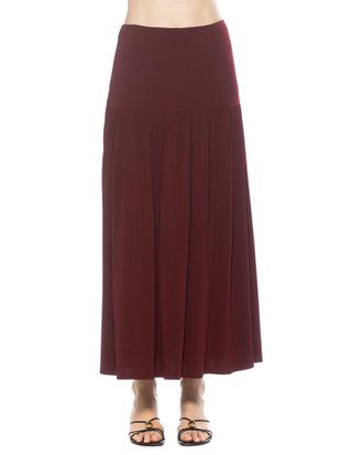 Alexia Admor Aven Dropped Waist Long Skirt