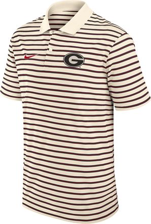Nike Georgia Striped Nike Mens Dri-FIT College Polo in Brown | 02LX0ECPNGB-QX7