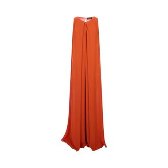 Gianluca Capannolo Gowns, female, Orange, Size: S Anka Long Dress