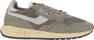 Autry Front Lacing Sneakers With Contrast Padded Heel Tab