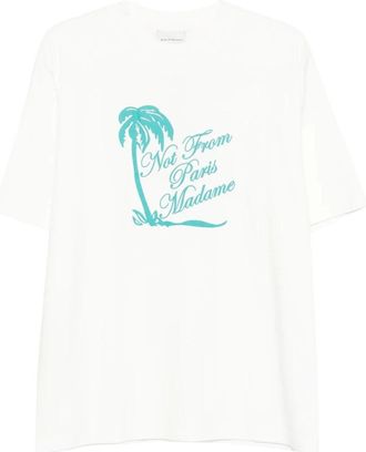 Dr&ocirc;le de Monsieur Hombre, Camisetas, Blanco, Talla: L