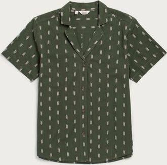 Bridge & Burn Wren Shirt in Thyme Arrows at Nordstrom, Size Xx-Large