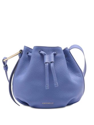 Coccinelle Malory bucket-tas met trekkoord - Blauw
