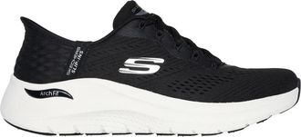 Skechers Slip-ins: Arch Fit 2.0 - Easy Chic - Dames - Hardloopschoenen - Zwart - 38 EU - Fitness