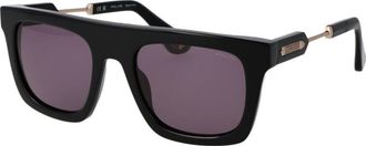 Police Black Cellulose Acetate Mens Sunglasses