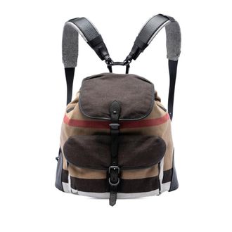 Burberry Pre-owned Burberry Mega Check Canvas Korbin Backpack Unisex PFO2J5XNBLGD1X0U