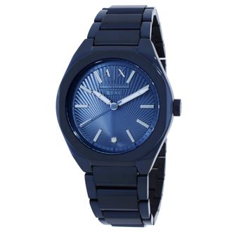 A|X Armani Exchange Sync Quartz Blue Dial Ladies Watch AX6032