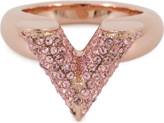 Louis Vuitton Pink Gold Pink Metal Band Ring (Pre-Owned)