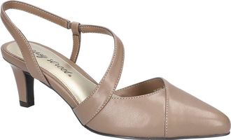 Easy Street Emerald Slingback Pointed Toe Pump in Taupe at Nordstrom, Size 6.5