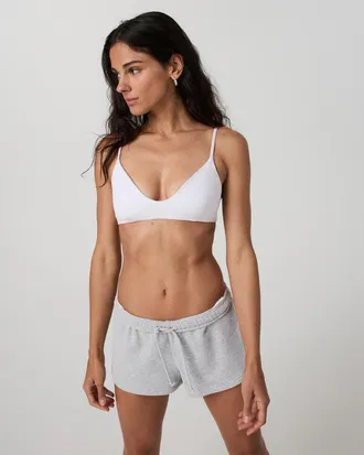 Vuori Clothing AllTheForm Micro Bra | White | XS, Size Extra Small