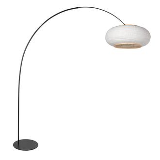 Steinhauer L&aacute;mpara De Pie - Negro - Curve - Lino Metal - L&aacute;mpara De Arco