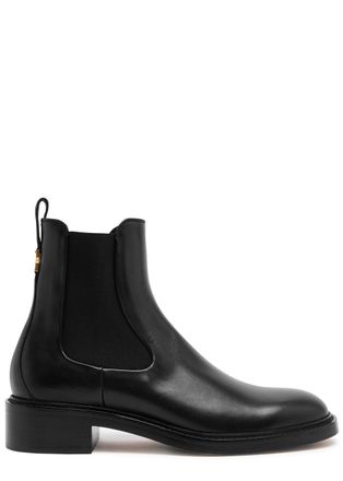 Chloé Womens Black Marcie 40 Leather Chelsea Boots - Size 37 (IT37 / UK4)