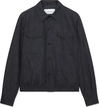 Lardini Jassen, Heren, Blauw, S, Katoen, Licht Jack