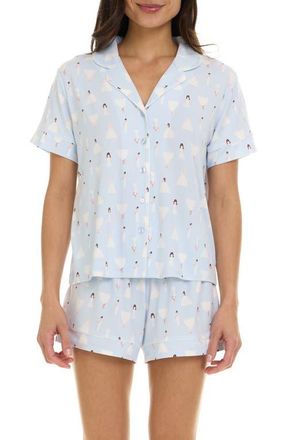 Flora Nikrooz Joy Short Pajamas in Light Blue at Nordstrom, Size X-Small