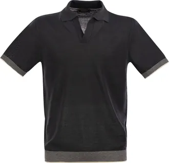 PESERICO Peserico Polo Shirt In Linen And Cotton Yarn