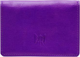 Tusk Siam Business Card Case in Purple /Grass at Nordstrom