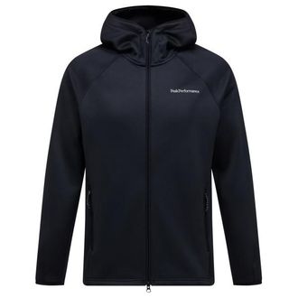 Peak Performance Midlayer Zip Hood Fleecejacke f&uuml;r Herren | schwarz