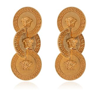 Versace Earrings, female, Yellow, Size: ONE SIZE Tribute Earrings