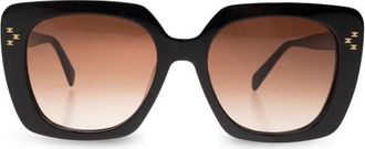 Celine XL Gouden Zonnebril - Dames - Zonnebrillen - Zwart - ONE Size - Accessoires