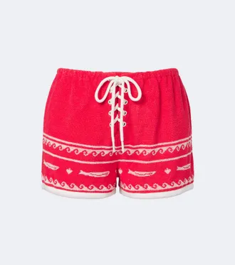 Poss&eacute; Cody cotton terry shorts