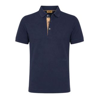 Alviero Martini 1A Classe Polo Shirts, male, Blue, Size: 3XL Short Sleeve Polo Shirt