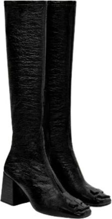 Courr&egrave;ges Coqueline Laarzen - Dames - Schoenen - Zwart - Maat: 36 EU Vinyl