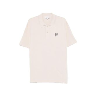 Maison Kitsun&eacute; Fox-embroidered Polo Shirt