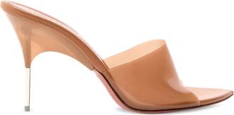 Amina Muaddi 95 mm Alexa stiletto muiltjes - Beige