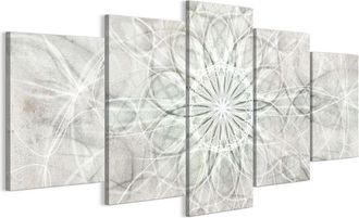 OEM Cuadro Sobre Lienzo Italiano De 100 X 50 Cm, Pent&aacute;ptico, Estilo Boho, Fondos Y Estampados. Cuadro Sobre Lienzo Italiano De 200 X 100 Cm, Pent&aacute;ptico, E