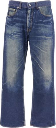 Our Legacy Vintage Trompe LOeil Print Wide Leg Jeans