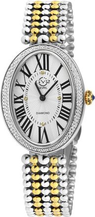 Gevril Group Piazza Navona Quartz White Dial Ladies Watch 14802B