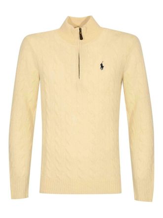 Polo Ralph Lauren Wool And Cashmere Turtleneck With Zip