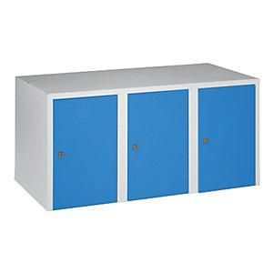EKO V-part - Armario Superior M&uuml;nchen 3 Compartimentos Azul Luminoso