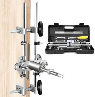 OEM Kit Para Ranurar Cerraduras De Puertas, Kit De Mantenimiento Para Plantillas De Cerraduras, Sierra De Corona Para Carpinter&iacute;a, Abridor De Agujeros Con