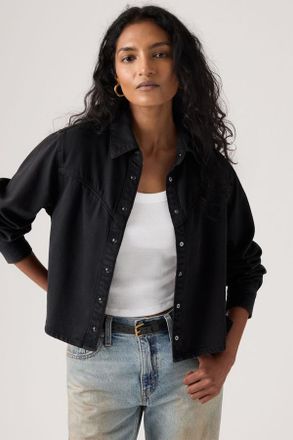 Levi's Logan Shacket - Donna - XS - Nero / Tencel Rebel Edge Top